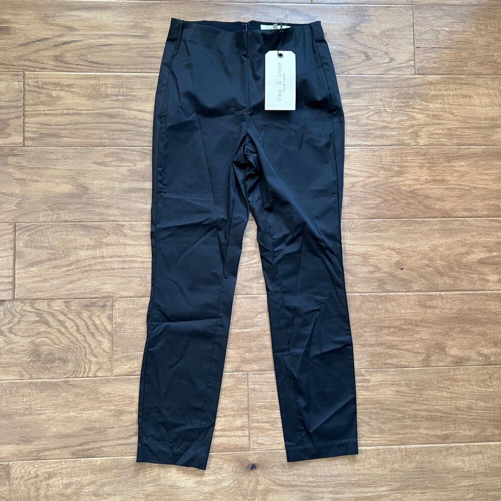 NWT Rag & Bone Monet Pant Women's Size 4 Black Dress Pants